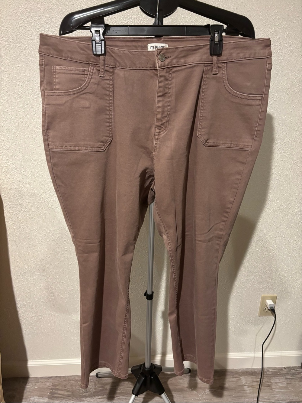 Maurices m jeans Cropped Wide Leg in Mauve Brown
